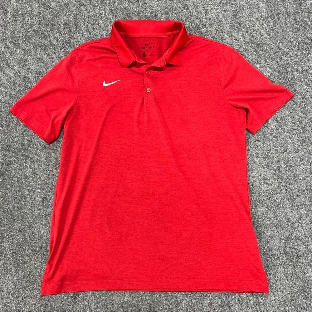 Nike Drifit Golf Performance Polo Red heather men's M